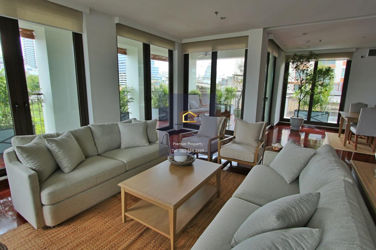 อพาร์ตเมนต์หรู 4 ห้องนอน ใจกลางย่านสาทร ใกล้สถานีรถไฟฟ้า BTS เซนต์หลุยส์